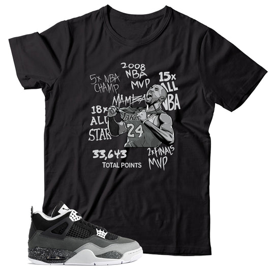 Jordan 4 Fear shirt