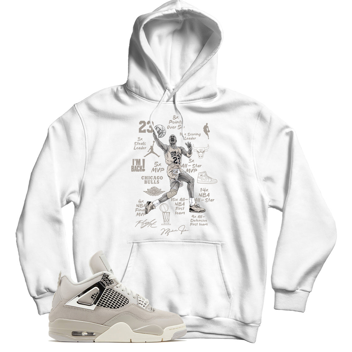 Jordan 4 Frozen Moments hoodie