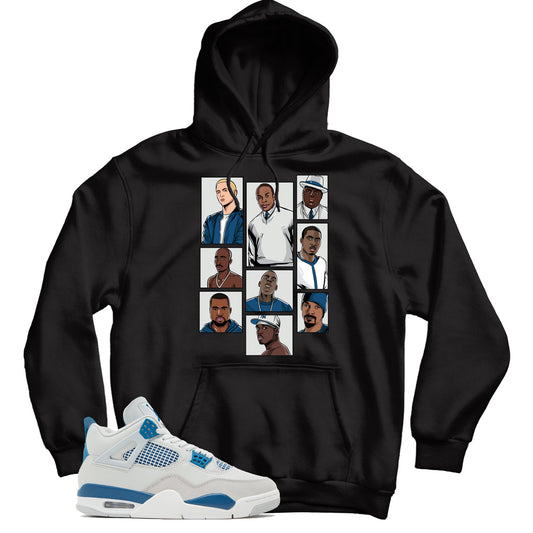 Jordan 4 Military Blue hoodie