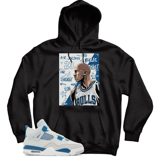 Jordan 4 Industrial Blue hoodie