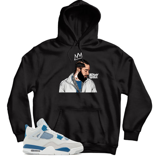 Jordan 4 Military Blue hoodie