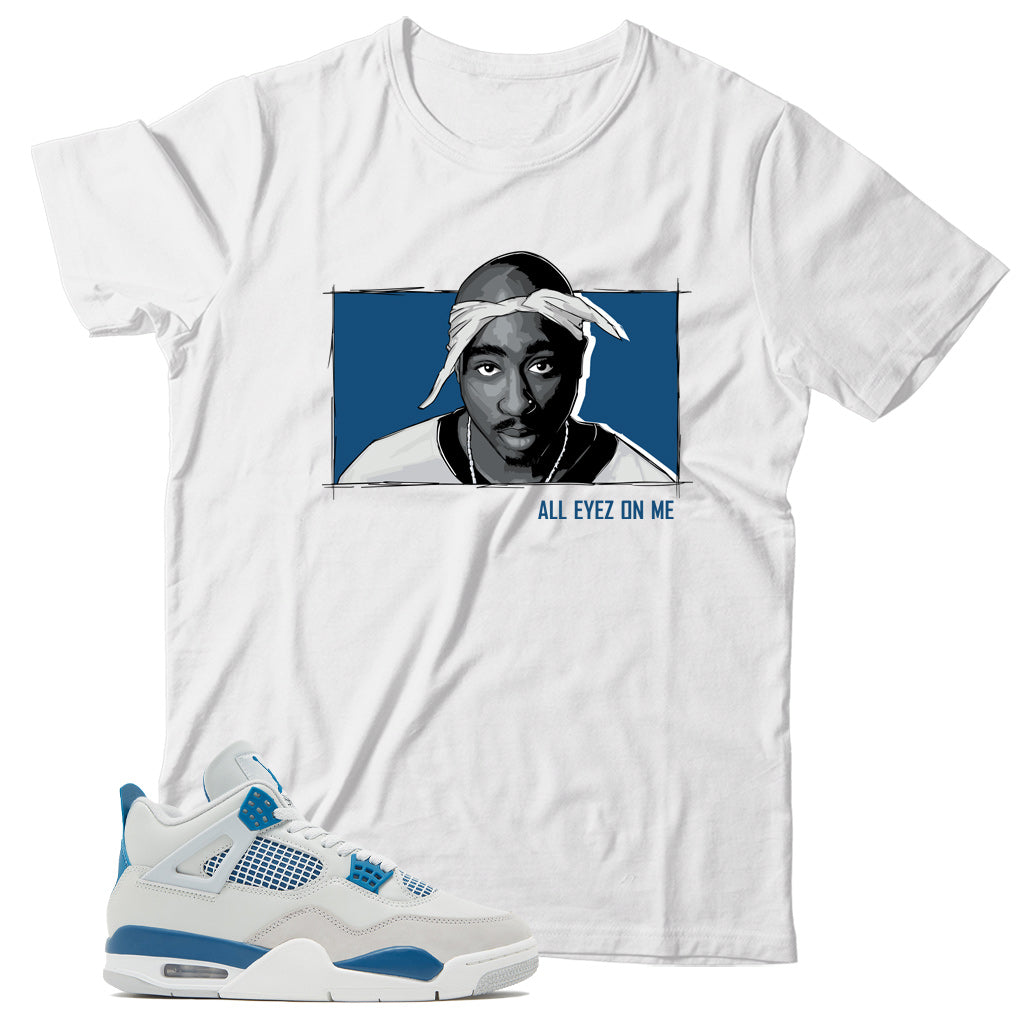 Jordan 4 Military Blue shirt