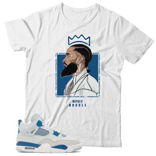 Jordan 4 Industrial Blue shirt