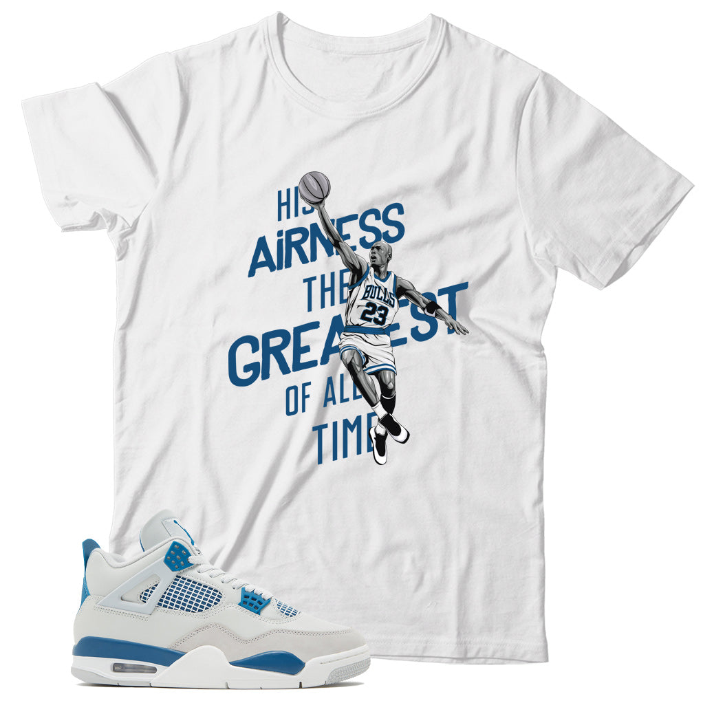 Jordan 4 Industrial Blue shirt