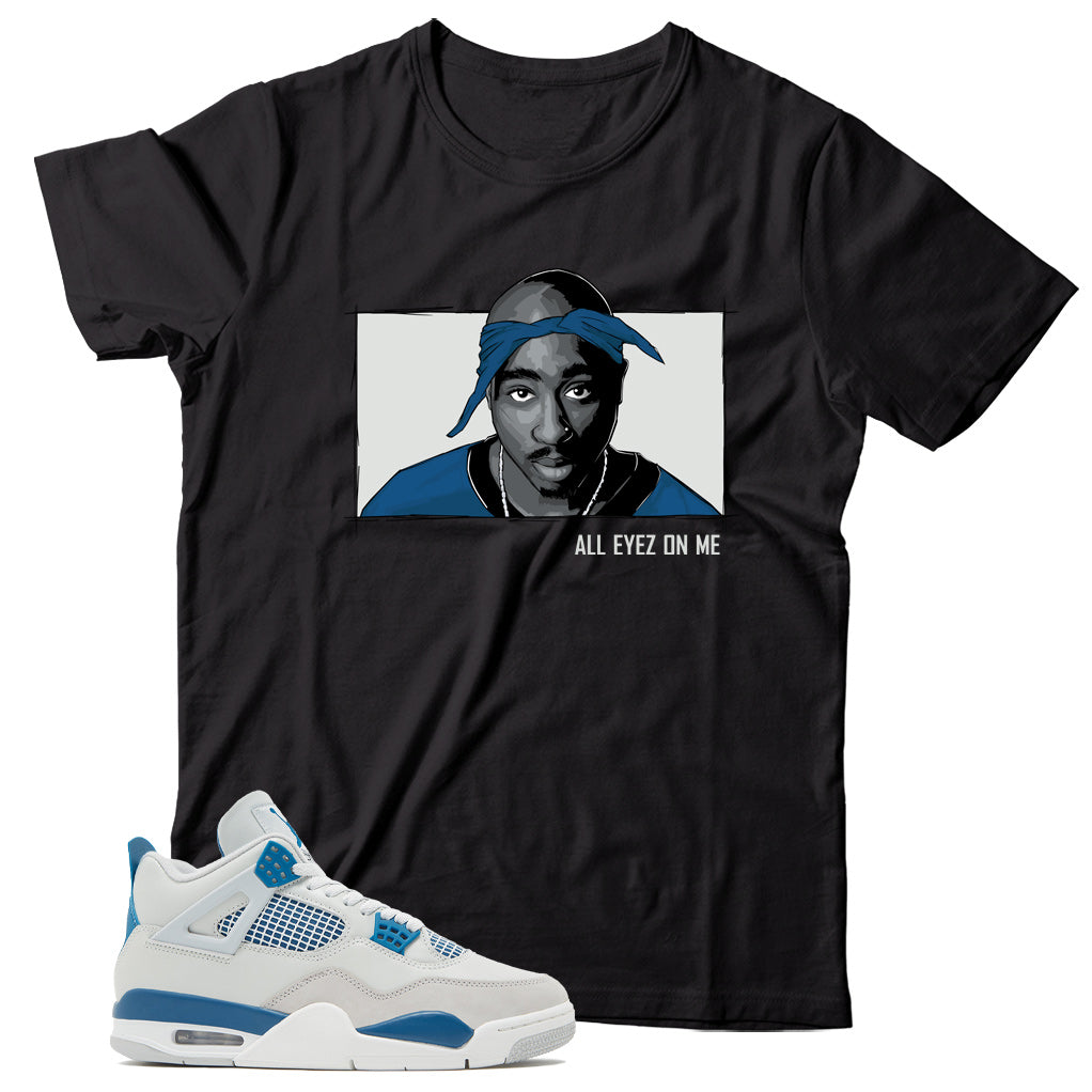 Jordan 4 Industrial Blue shirt