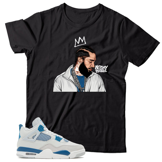 Jordan 4 Military Blue shirt