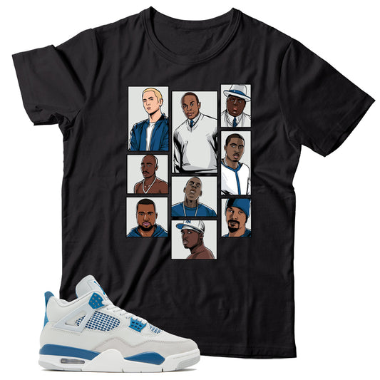 Jordan 4 Military Blue shirt