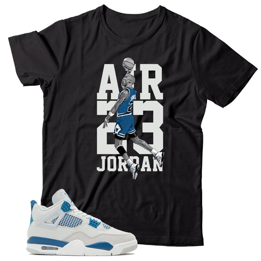 Jordan 4 Industrial Blue shirt