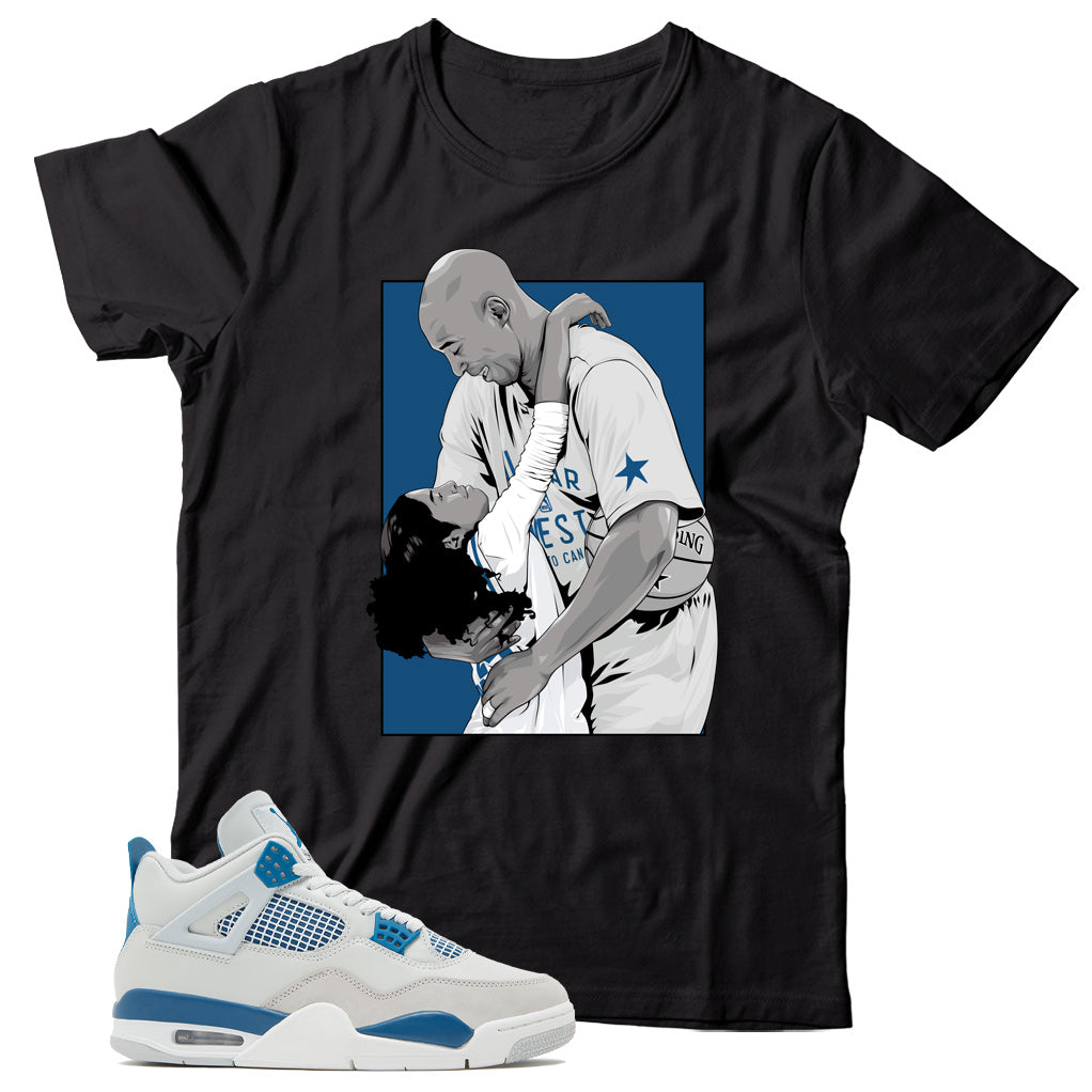 Jordan 4 Military Blue shirt