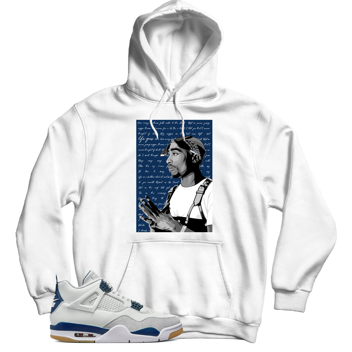 Jordan 4 Navy hoodie