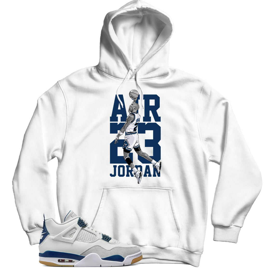 Jordan 4 Navy hoodie