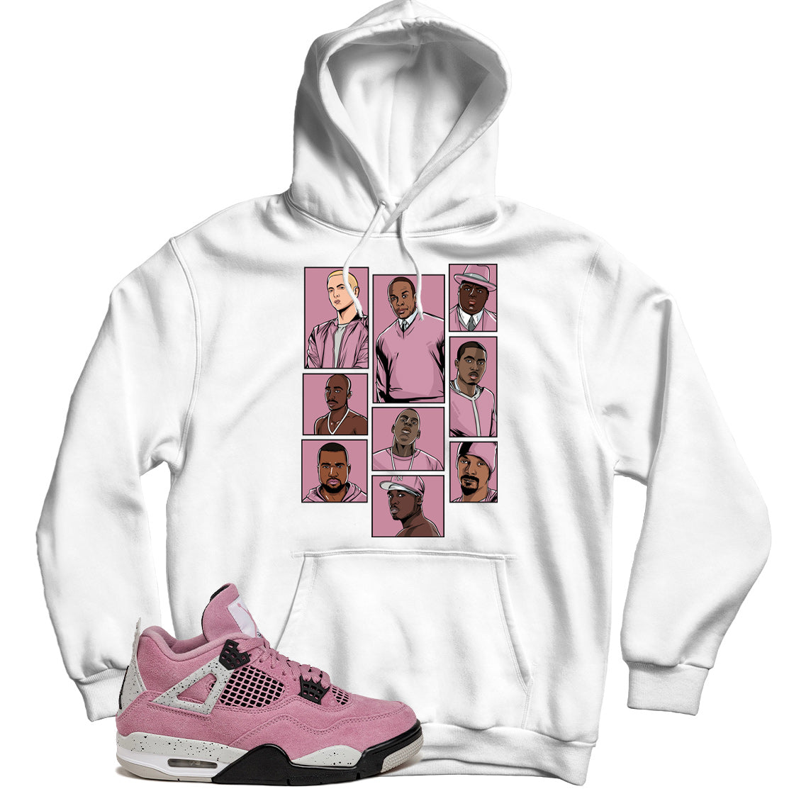 jordan 4 orchid hoodie