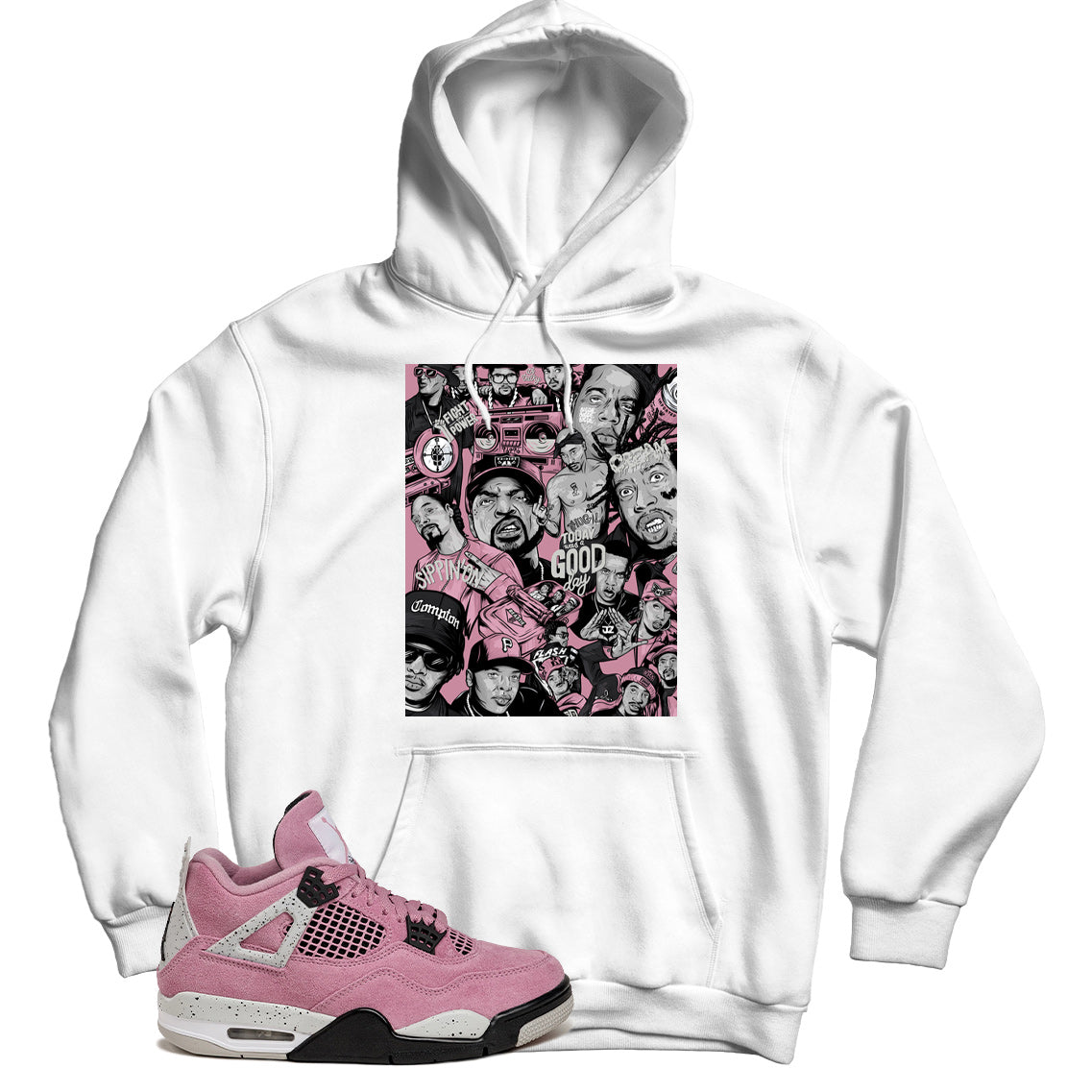 jordan 4 orchid hoodie