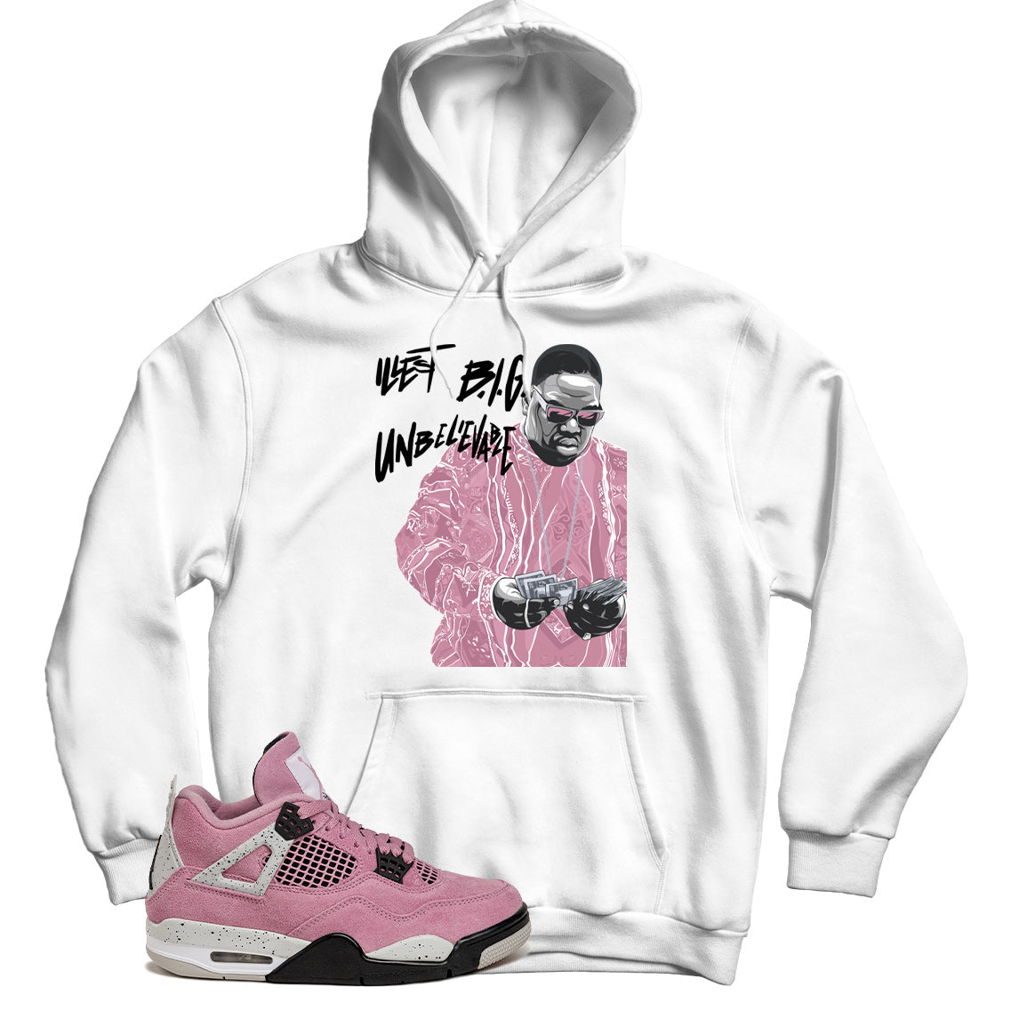 jordan 4 orchid hoodie