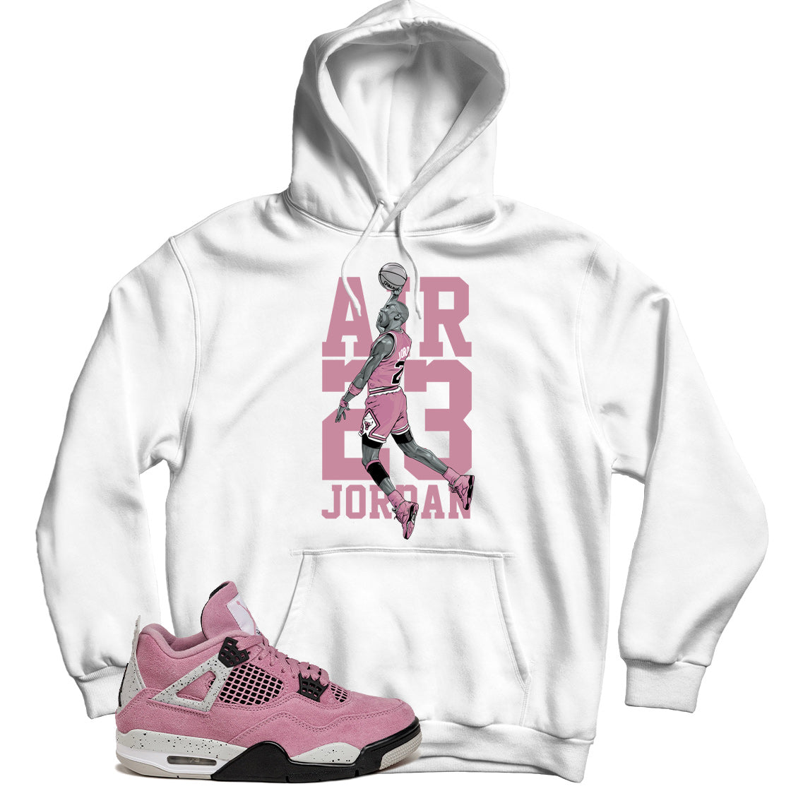 jordan 4 orchid hoodie