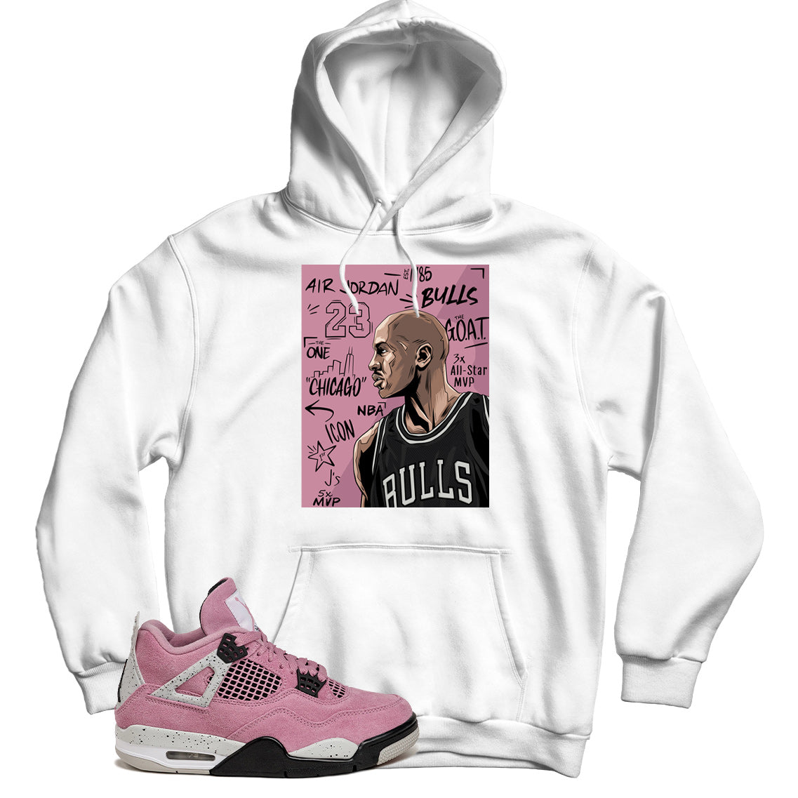 jordan 4 orchid hoodie