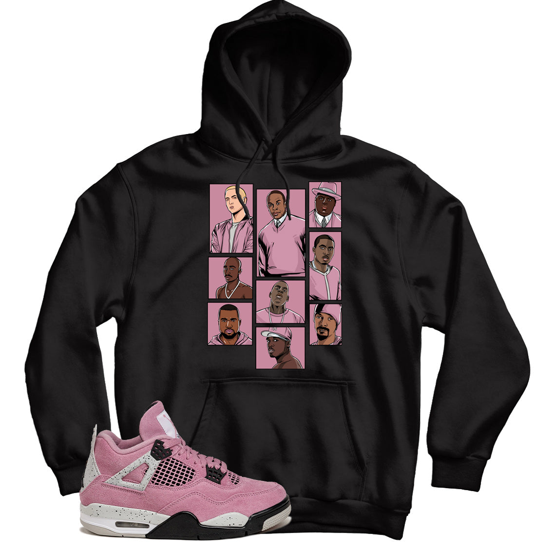 jordan 4 orchid hoodie