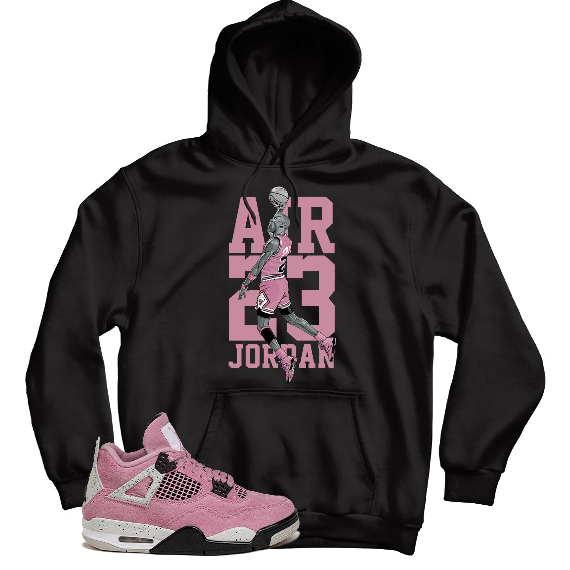 jordan 4 orchid hoodie