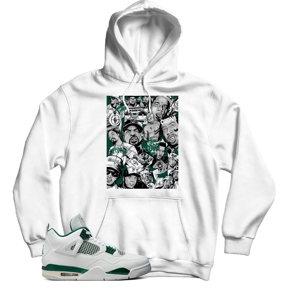 Jordan 4 Oxidized Green hoodie