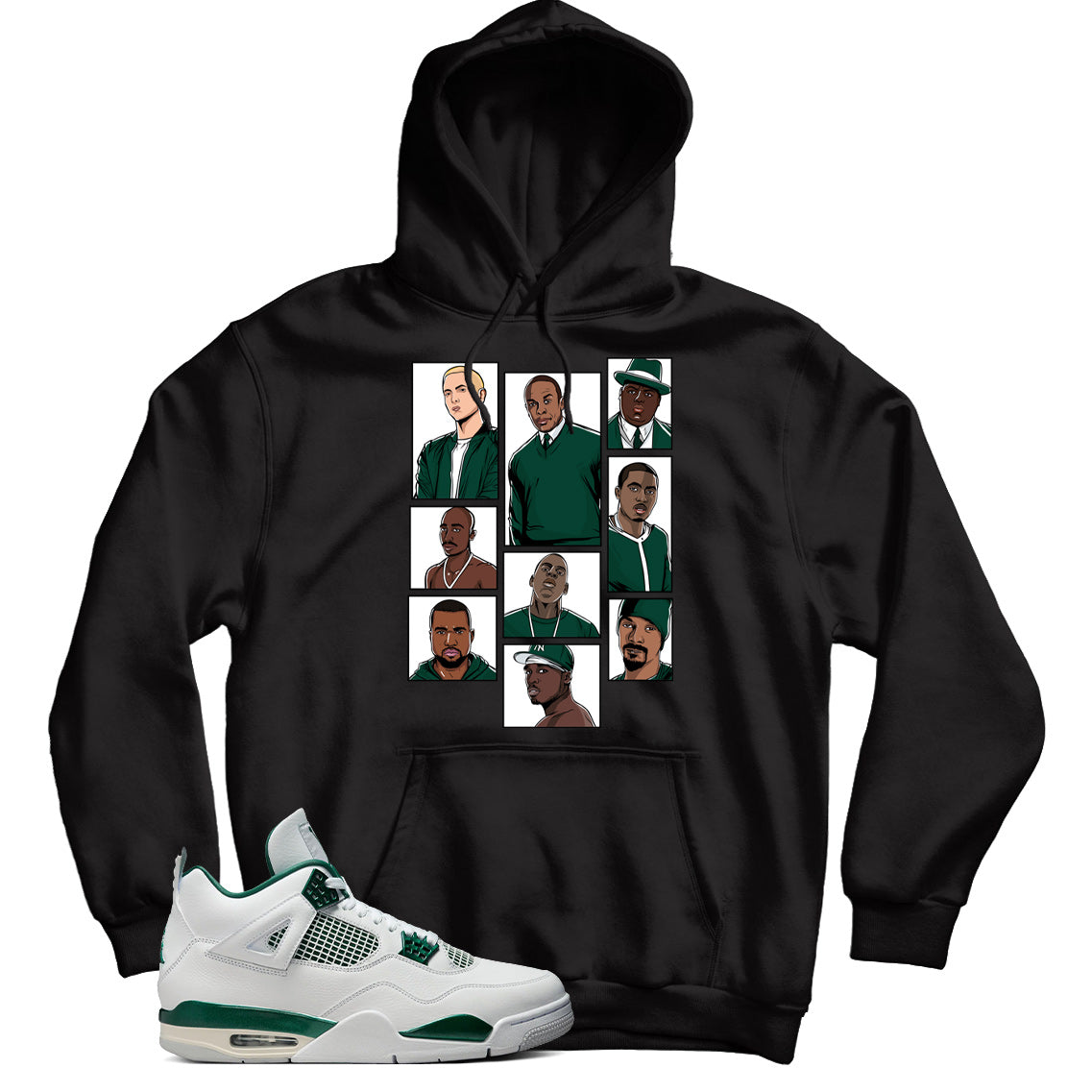 Jordan 4 Oxidized Green hoodie