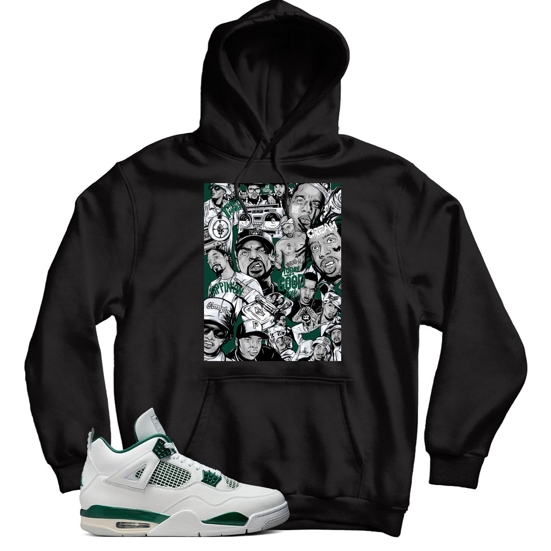 Jordan 4 Oxidized Green hoodie