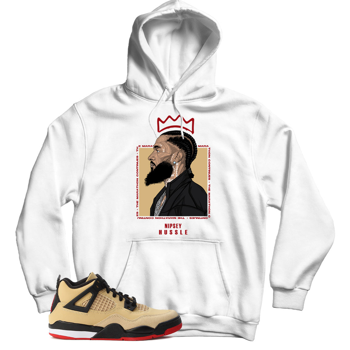 Jordan 4 Pizza Hoodie