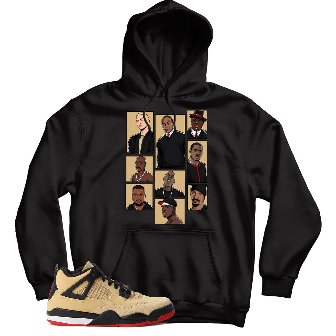 Jordan 4 Pizza Hoodie