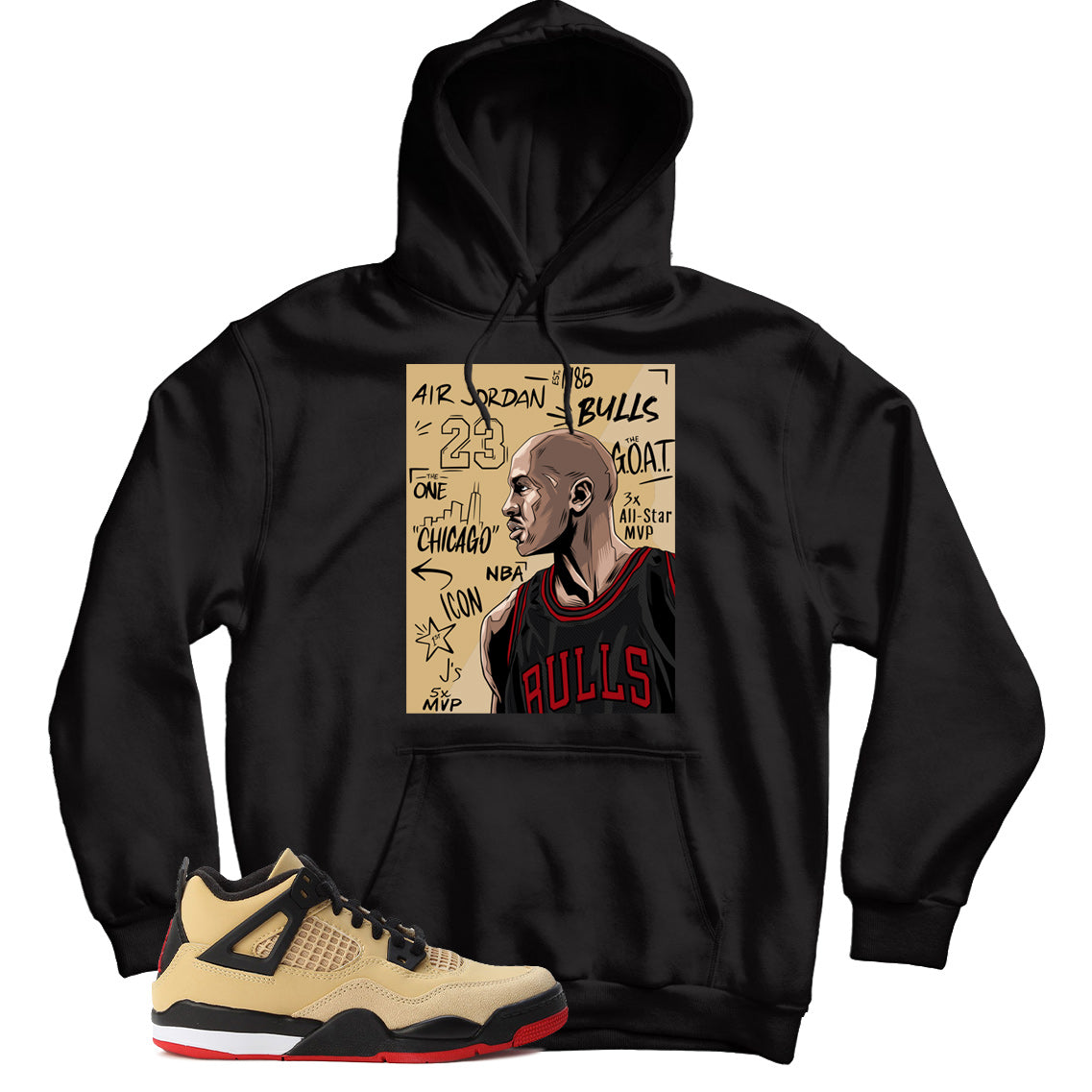 Jordan 4 Pizza Hoodie