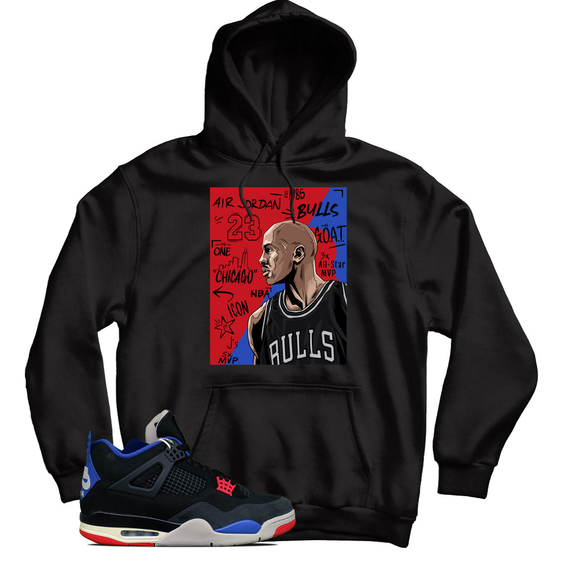 Hoodie Match Jordan 4 Rare Air Laser