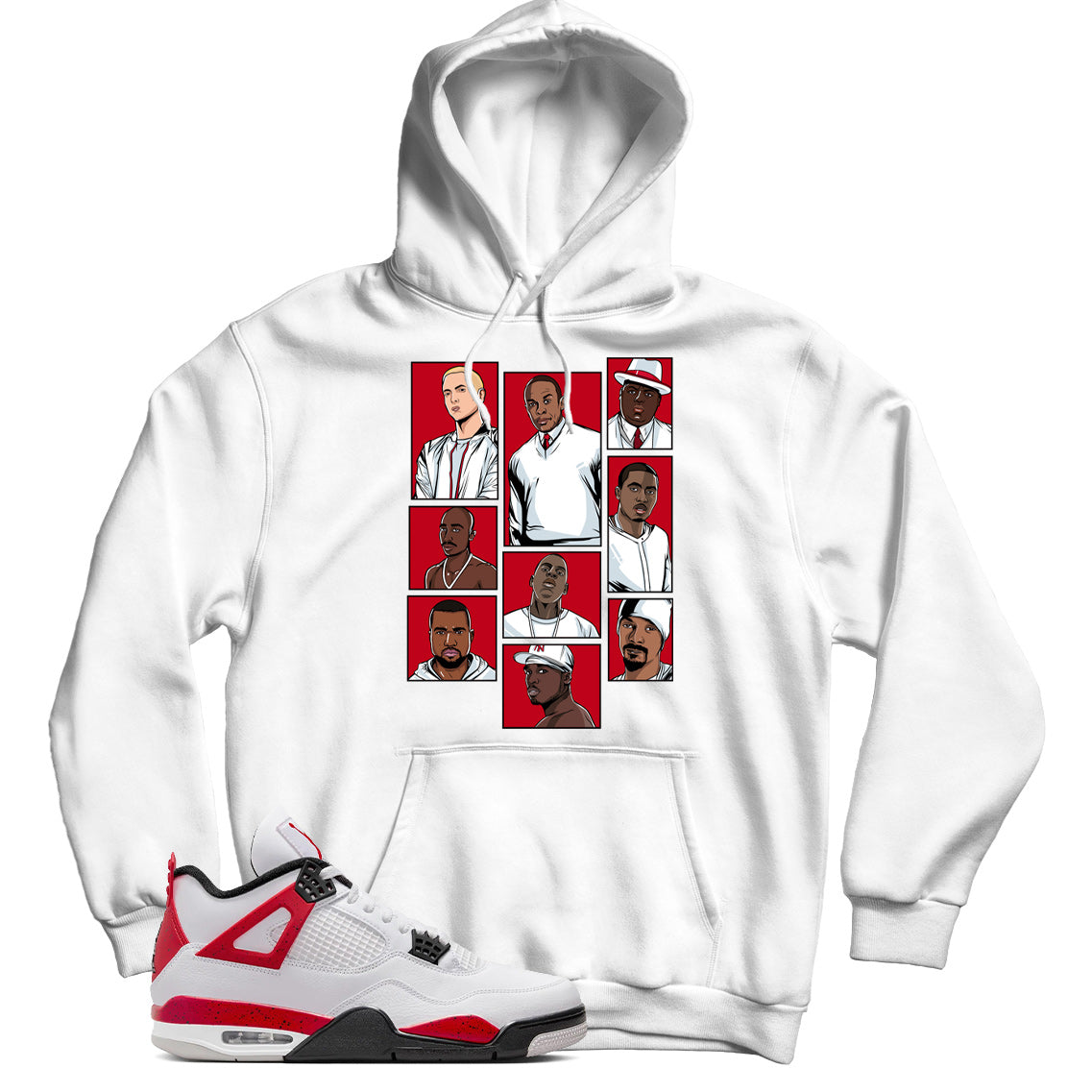 Jordan 4 Red Cement shirt