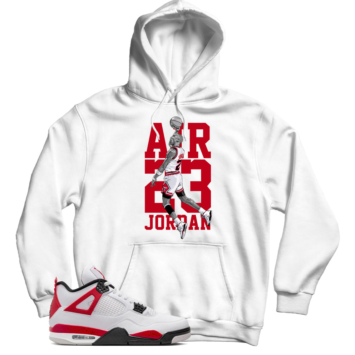 Jordan 4 Red Cement shirt