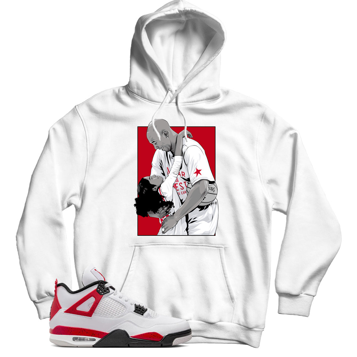 Jordan 4 Red Cement shirt