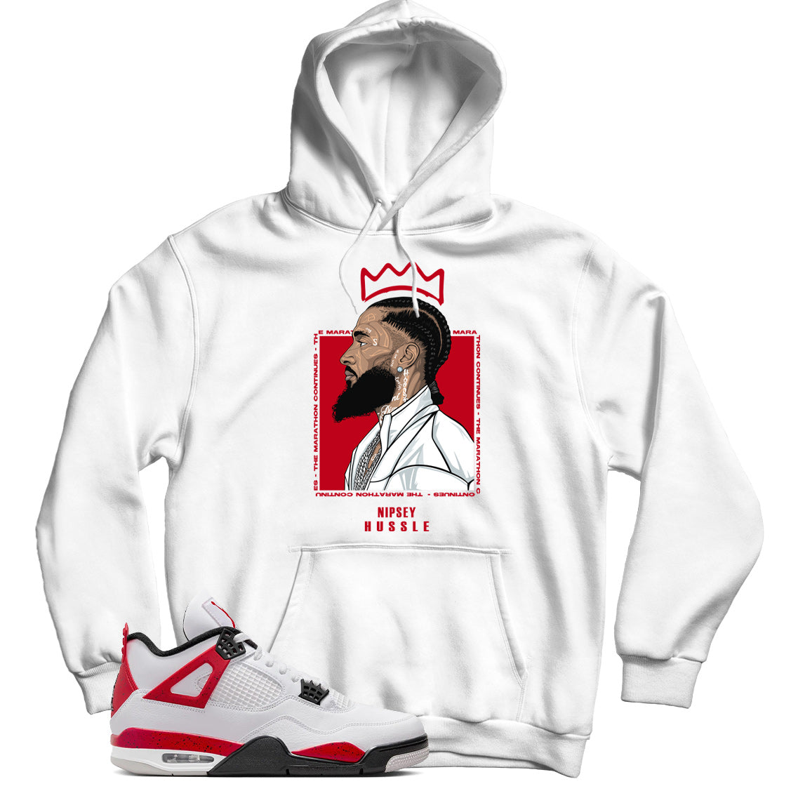 Jordan 4 Red Cement shirt