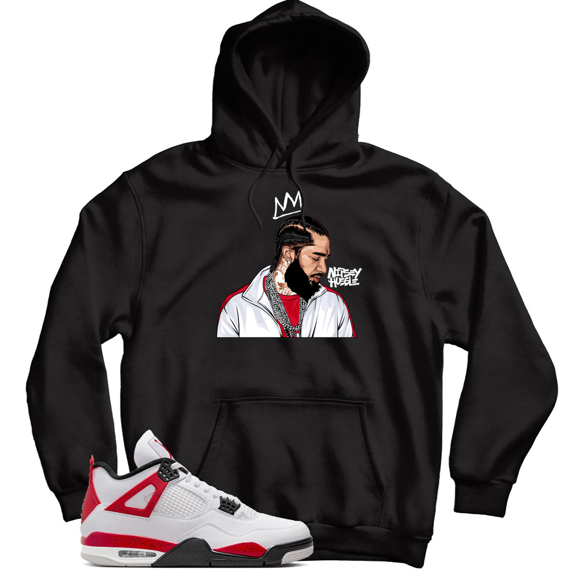 Jordan 4 Red Cement hoodie