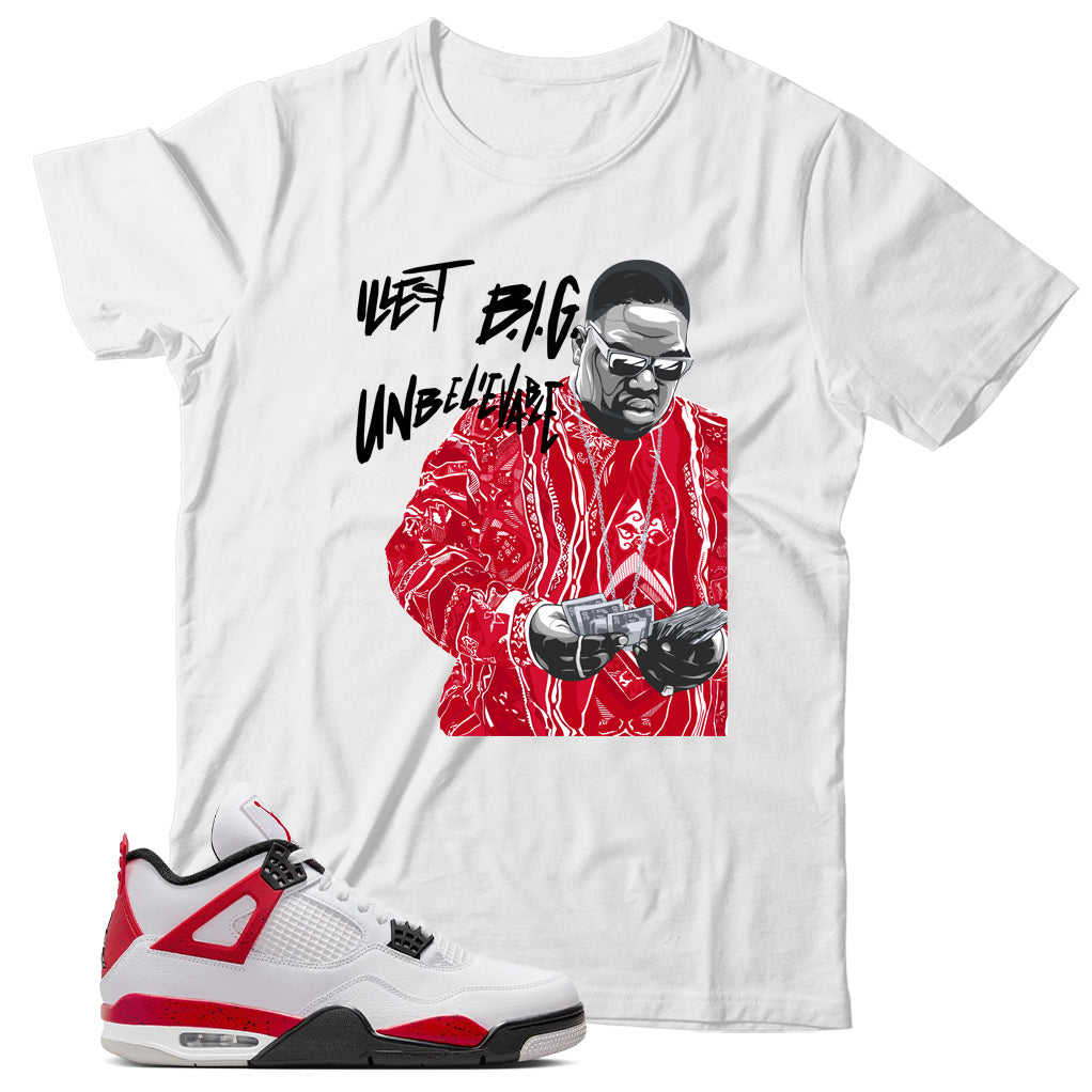 Jordan 4 Red Cement shirt