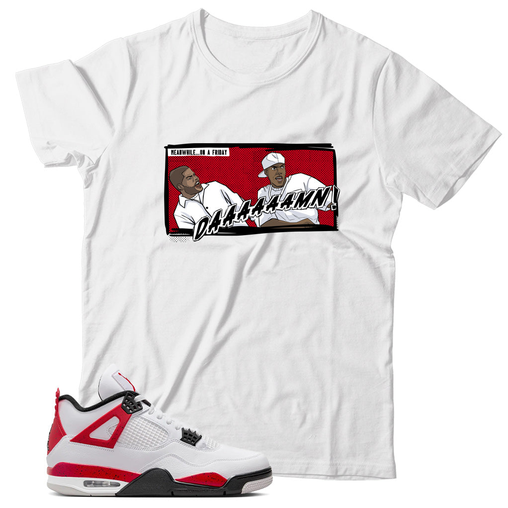 Jordan 4 Red Cement shirt