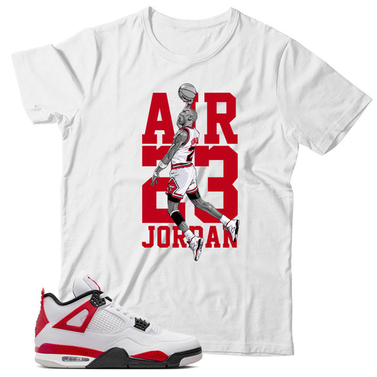 Jordan 4 Red Cement shirt