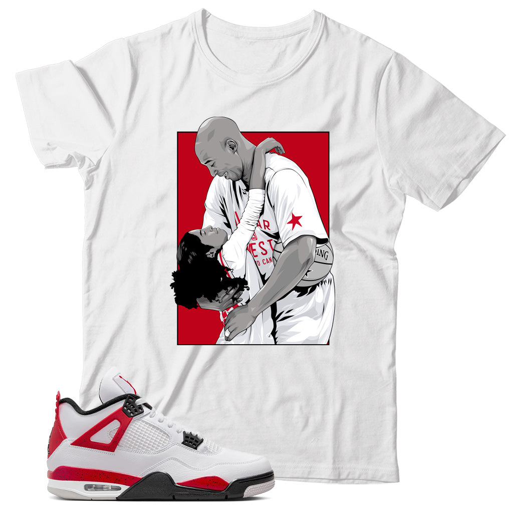 Jordan 4 Red Cement shirt