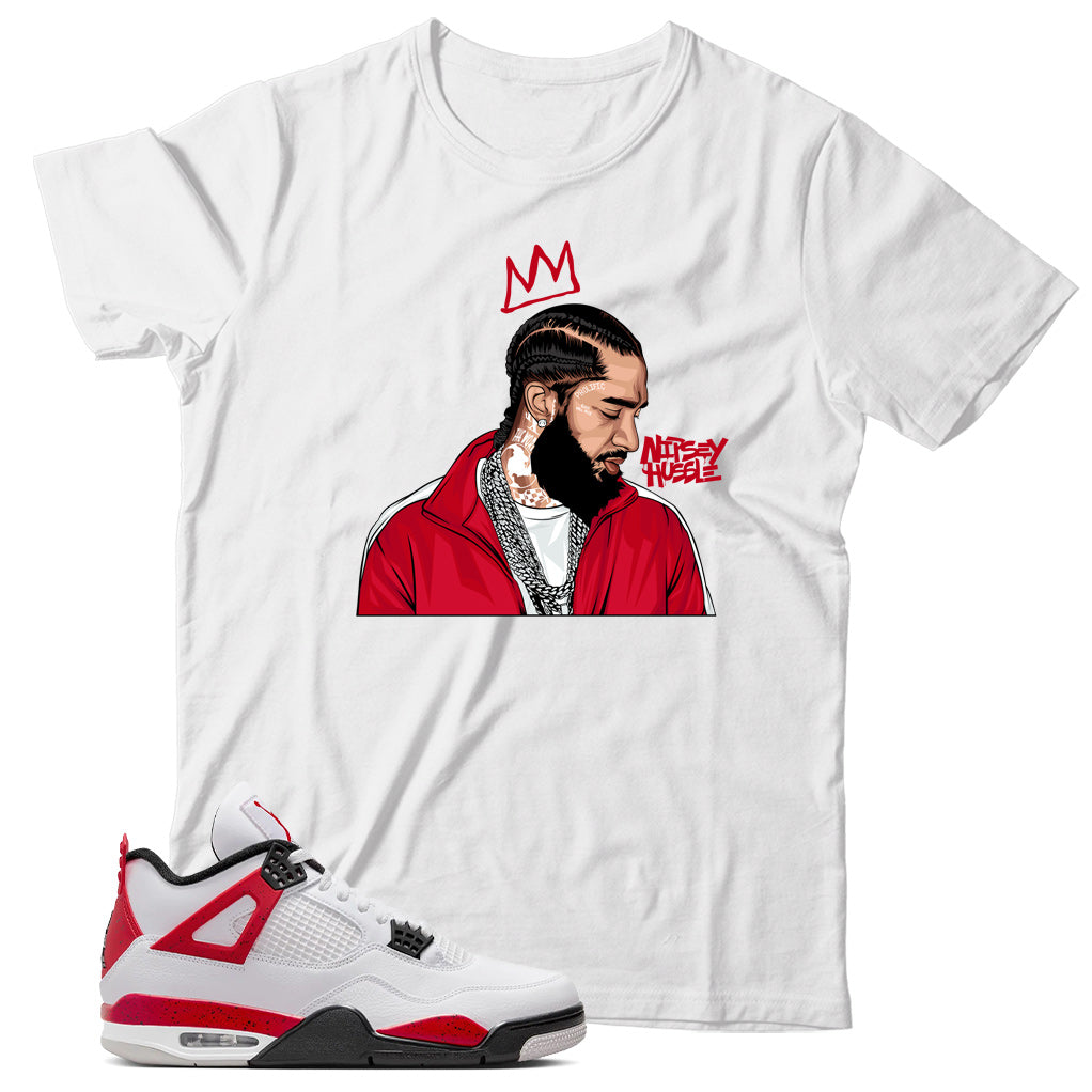 Jordan 4 Red Cement shirt