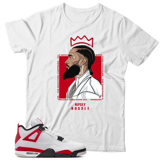 Jordan 4 Red Cement shirt