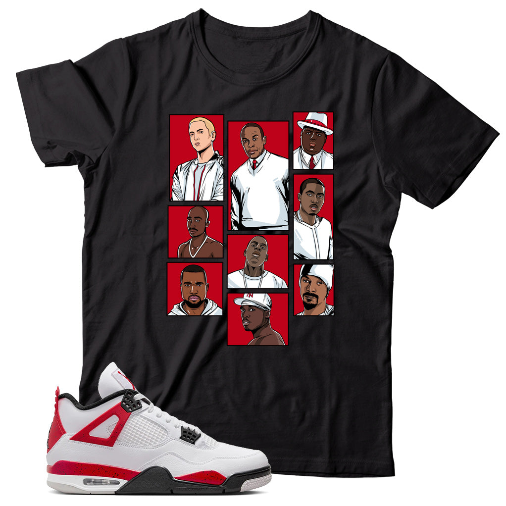 Jordan 4 Red Cement shirt