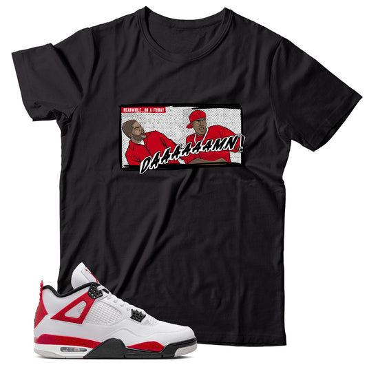 Jordan 4 Red Cement shirt