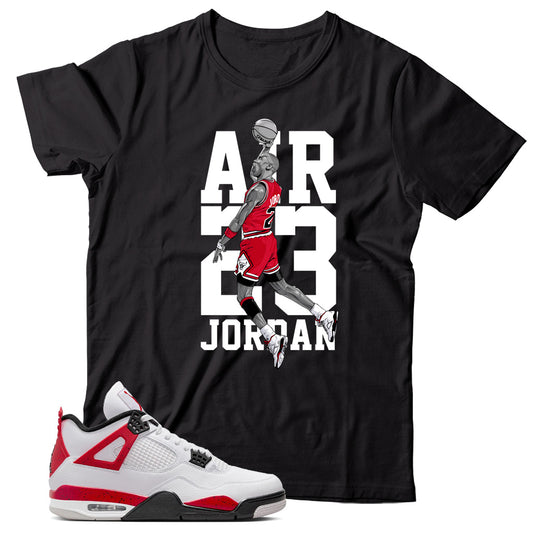 Jordan 4 Red Cement shirt