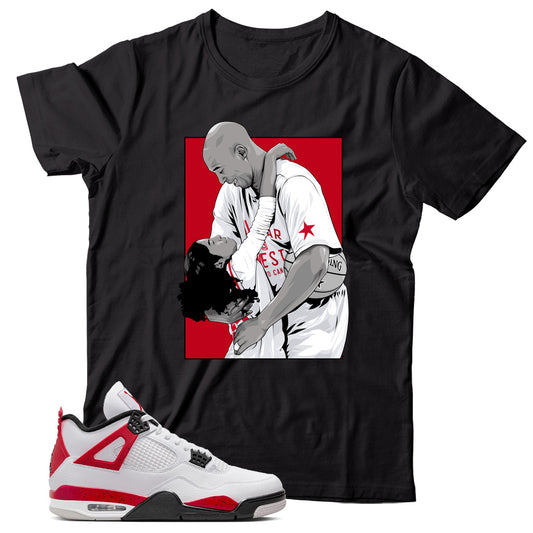 Jordan 4 Red Cement shirt