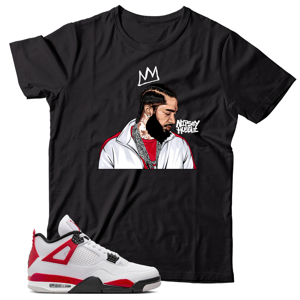 Jordan 4 Red Cement shirt