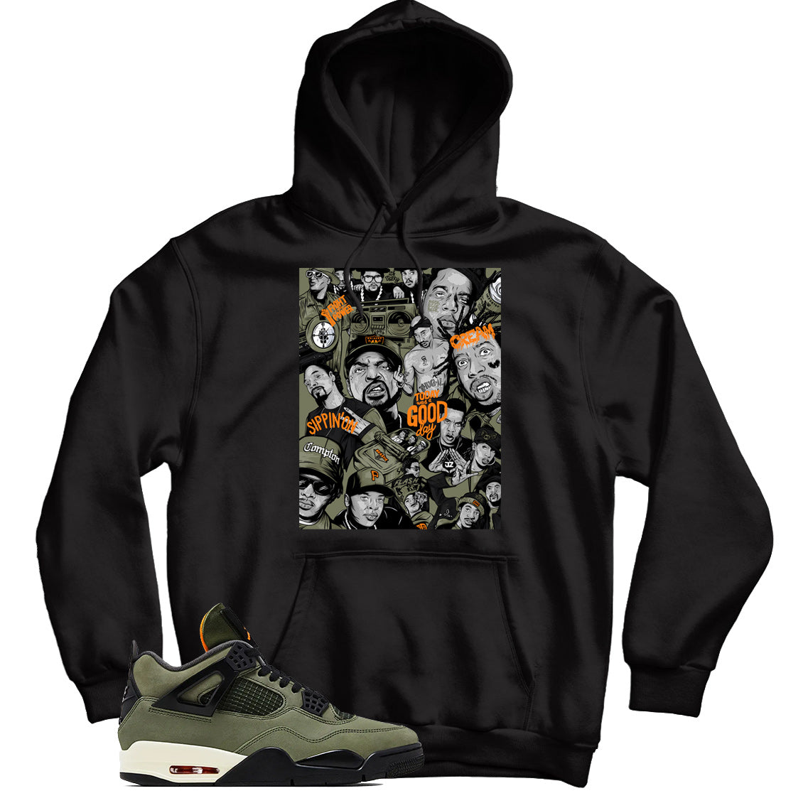 Jordan 4 Undefeated hoodie