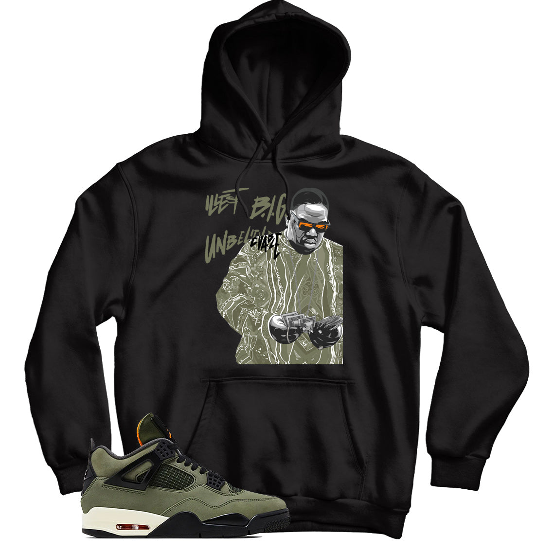 Hoodie Match Jordan 4 Undefeated