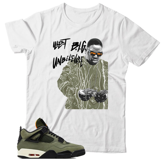 Shirt Match Jordan 4 Undefeated
