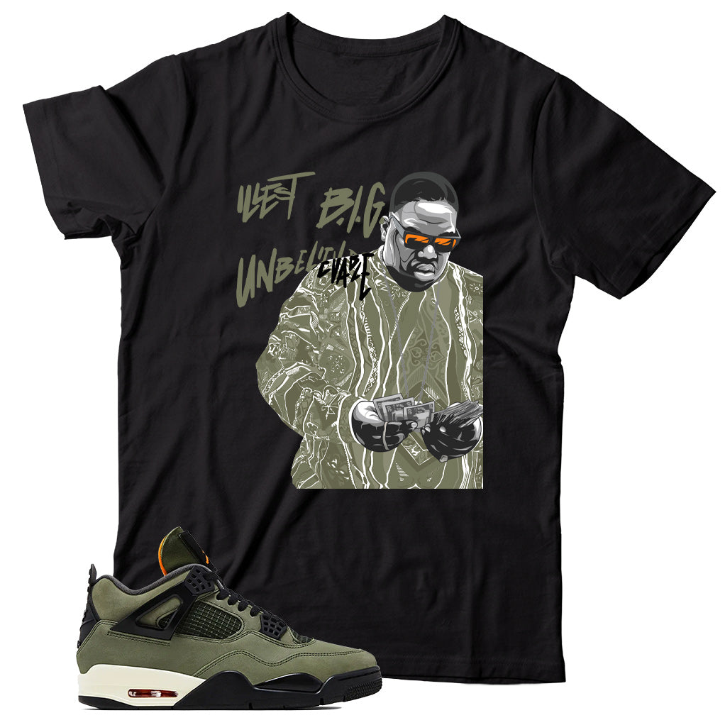 Shirt Match Jordan 4 Undefeated