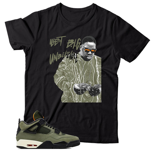 Shirt Match Jordan 4 Undefeated